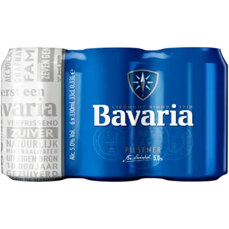 Bavaria bier 5% 6-pack