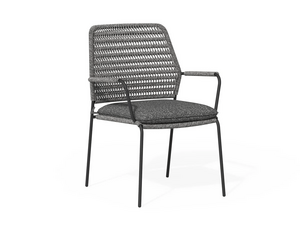 David Dining chair stackable charcoal