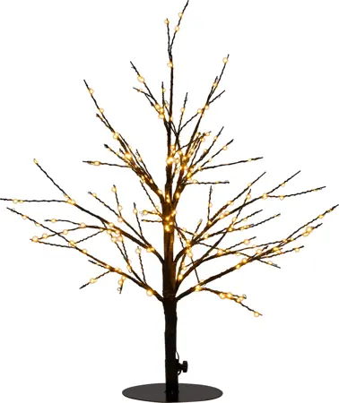 Decoratieboom buiten met verlichting 15,5 x 5,5 x 55 cm
