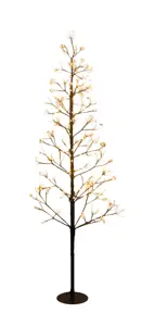 Decoratieboom buiten met verlichting 20 x 20 x 150cm