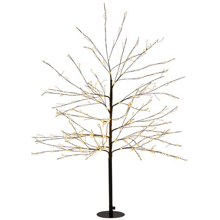 Decoratieboom buiten met verlichting  30 x 30 x 120 cm