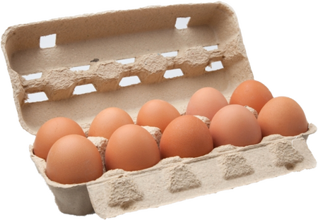 Eieren doosje 10 stuks
