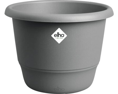 ELHO Bloempot Amiga kunststof antraciet Ø 25 cm H 18 cm