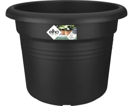 ELHO Plantenpot Green Basics Cilinder Ø 30 x H22 cm kunststof, zwart