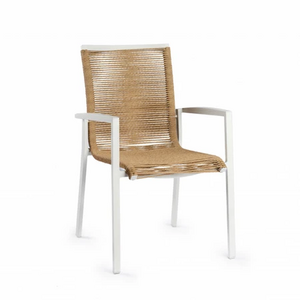 Foxx Alu Weaving Chair White