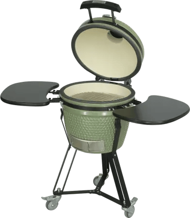 Kamado 16" olijf groen inclusief Heat deflector - afbeelding 3