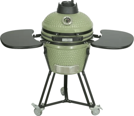 Kamado 16" olijf groen inclusief Heat deflector - afbeelding 1