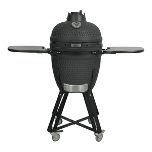 Kamado 18" mat zwart inclusief Heat deflector