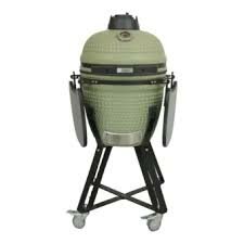 Kamado 18" olijf mat groen inclusief Heat deflector