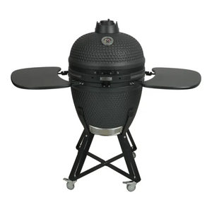 Kamado 21" mat zwart inclusief Heat deflector