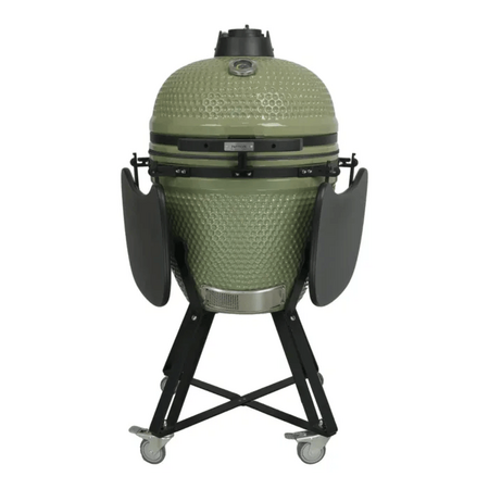 Kamado 21" olijf groen inclusief Heat deflector - afbeelding 2