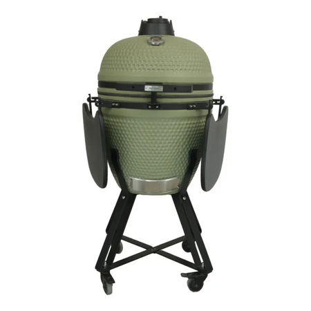 Kamado 21" olijf mat groen inclusief Heat deflector - afbeelding 2