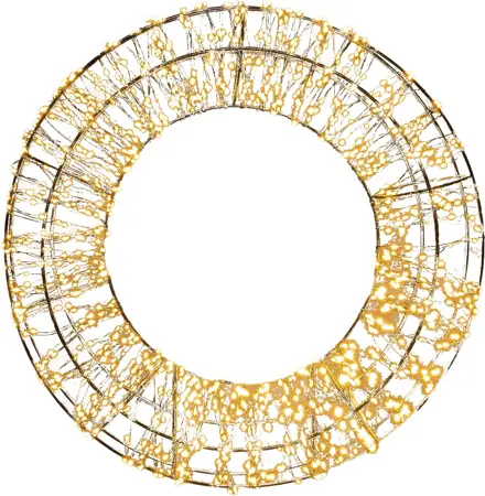 Kerstkrans led 36cm