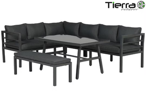 Lesmo Lounge set charcoal