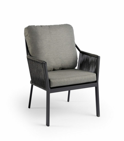Liv Low dining chair charcoal