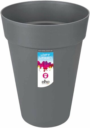 loft urban rond hoog 28cm antraciet