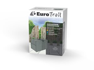 Loungekussentas ca 125x32x50cm grijs - afbeelding 3