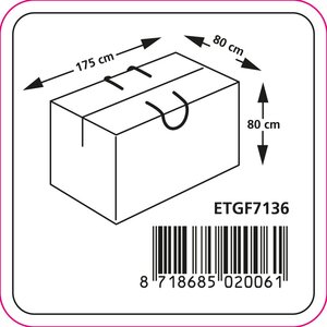 Loungekussentas cantona 175x80x80cm grs - afbeelding 2