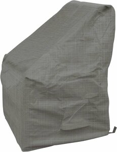 Loungestoelhoes ca 115x90x100cm grijs - afbeelding 1