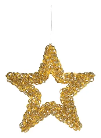Micro led ster 58cm goud - afbeelding 2
