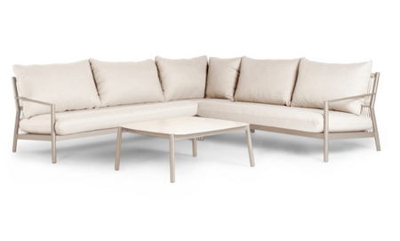 Monti Lounge corner set champagne