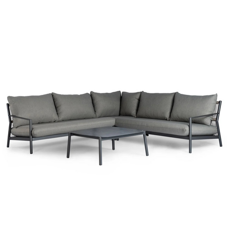 Monti Lounge corner set charcoal