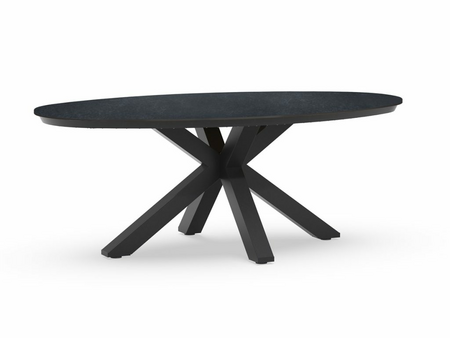 Oblong Dining Table Trespa Graphite