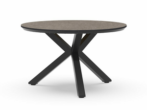 Orbital Dining table trespa dark basalt