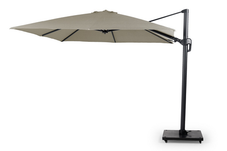 Parasol Duraflex taupe 300 x 300 cm