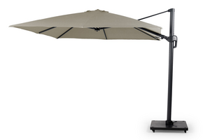 Parasol Duraflex taupe 300 x 300 cm