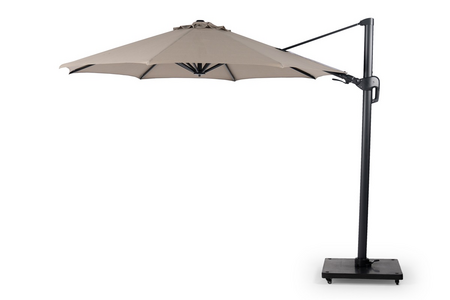Parasol Duraflex taupe 350 cm Ø