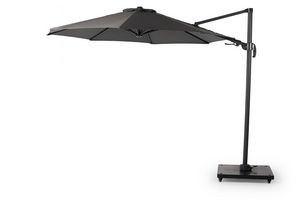 Parasol San Francisco charcoal 300 cm Ø