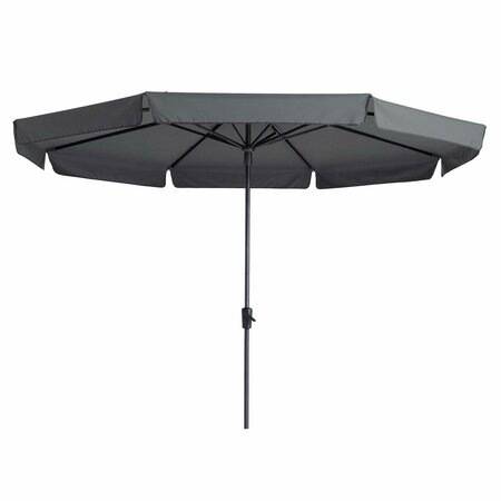 Parasol Syros grijs 350 cm Ø