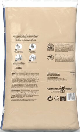 Pokon Bio Aanplantgrond Tuinplanten, Bomen & Hagen Turfvrij 30L - afbeelding 2