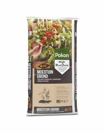 Pokon Bio Moestuin Grond Turfvrij 40L - afbeelding 1