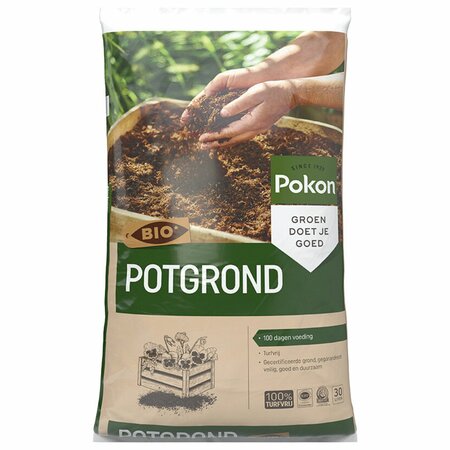 Pokon Bio Potgrond Turfvrij 30L - afbeelding 1