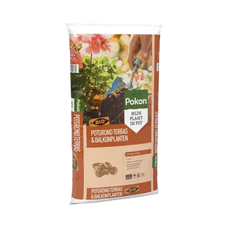 Pokon Bio Terras & Balkon Planten Potgrond 40L - afbeelding 2