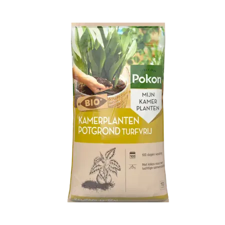 Pokon Bio Turfvrije Kamerplanten Potgrond 10L - afbeelding 1
