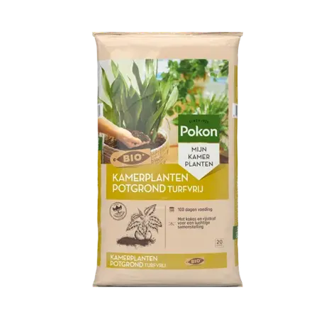 Pokon Bio Turfvrije Kamerplanten Potgrond 20L - afbeelding 1