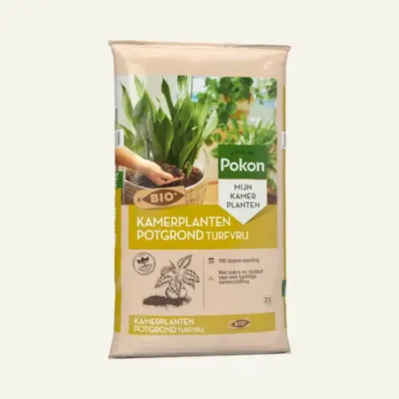 Pokon Bio Turfvrije Kamerplanten Potgrond 20L - afbeelding 2