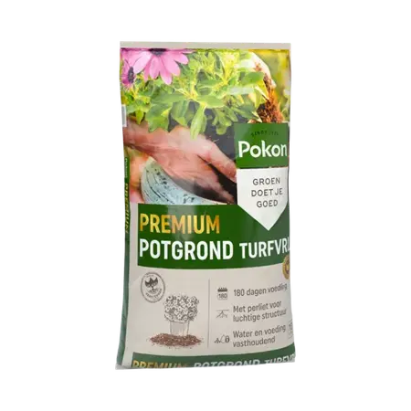 Pokon Premium Potgrond Turfvrij 10L - afbeelding 2
