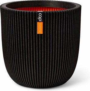 Pot bol groove nl d54h52cm zwart