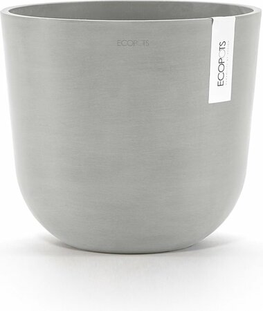 Pot oslo d25cm witgrijs