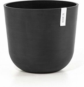 Pot oslo d35cm donkergrijs