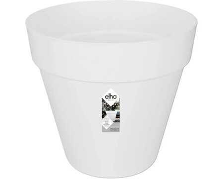 Pot+wiel loft urban d50cm wit