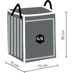 Premium Lounge Kussentas 75x75x90cm - afbeelding 3