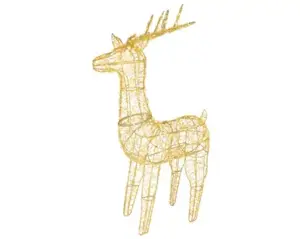 Rendier goud led 105cm