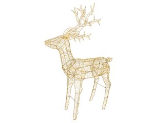 Rendier goud led 160cm