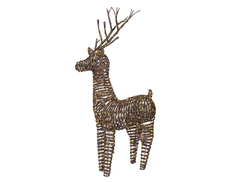 Rendier wicker led 105cm