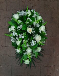 rouwarrangement 26-S 65cm